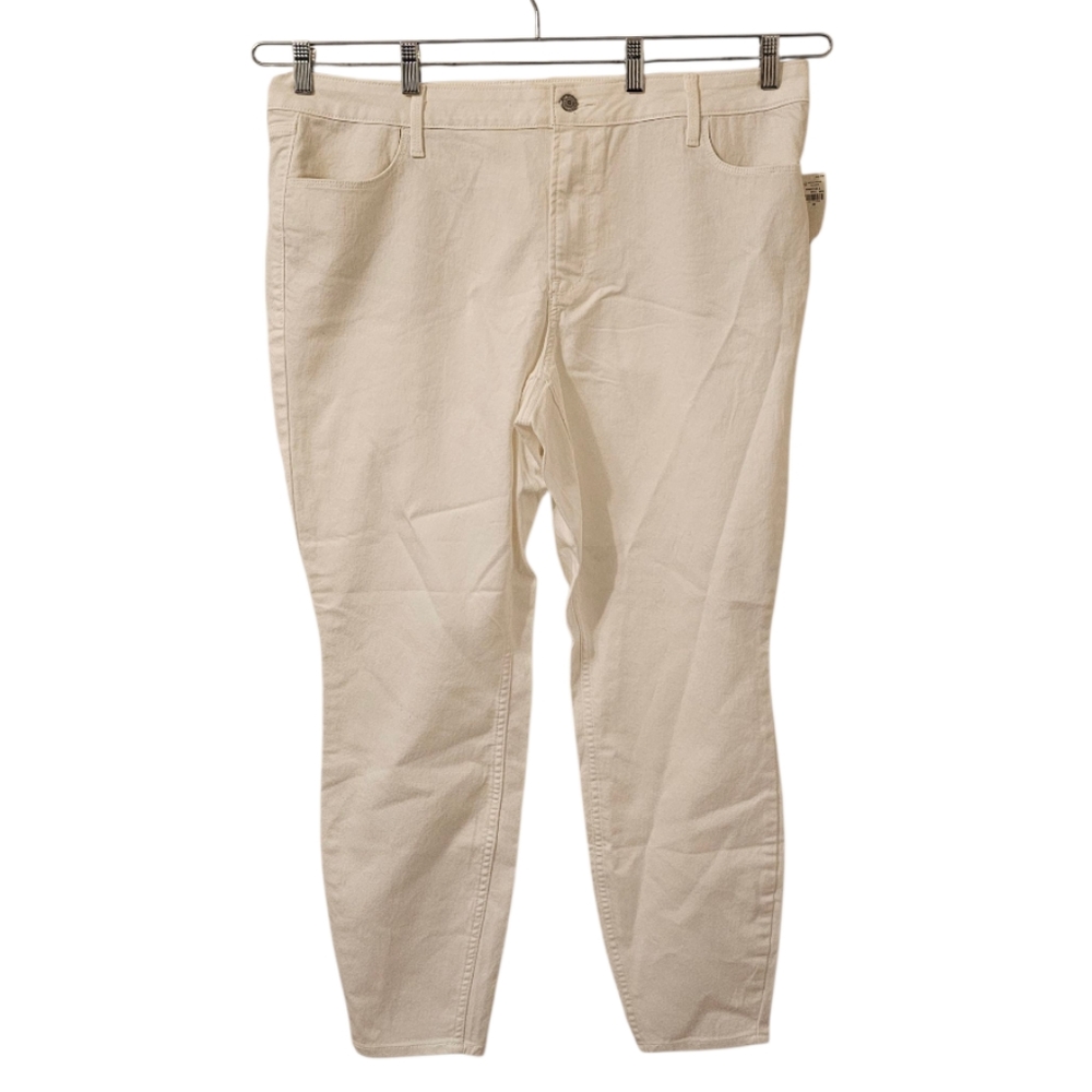 White Old Navy Women's High-Waisted Wow Skinny Jeans